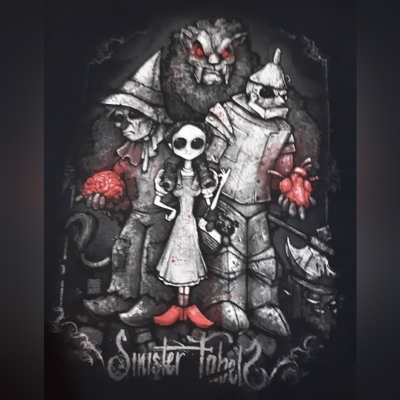 SINISTER FABELS WIZARD OF OZ T-SHIRT - Picture 2 of 5